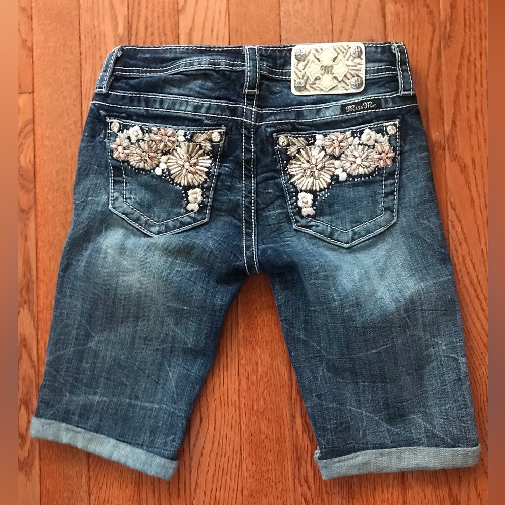 Girls 14 Miss Me Bermuda shorts